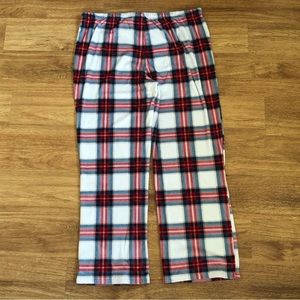 Stars Above Women’s Plus Size Plaid Fleece Soft Pajama Size XXL